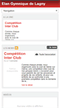 Mobile Screenshot of elan-gymnique-de-lagny.com